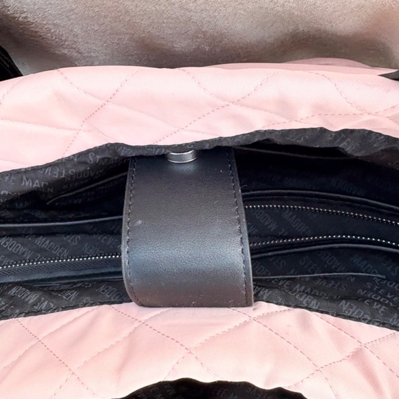 Steve Madden Travel Weekener Tote Bag Blush-Pink - Picture 5 of 12